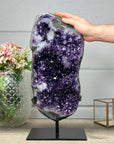 Deep Purple Amethyst Geode, Premium Quality Amethyst - AWS0212