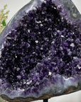 Outstaning Natural Deep Purple Amethyst Stone Geode - AWS0674