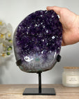 Natural Uruguayan Amethyst Cluster with Deep Purple Crystals - MWS1328