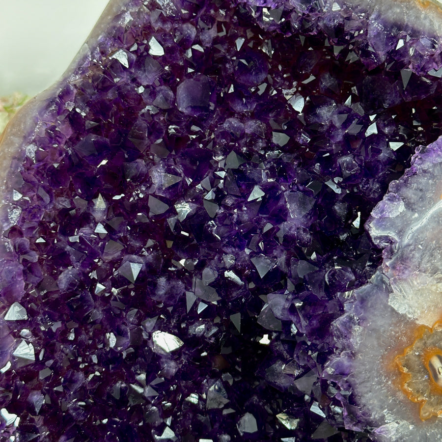 Rare Amethyst &amp; Quartz with Double Crystallization Cluster - Ideal for home Decor - MWS0922