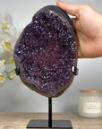 Outstanding Galaxy Amethyst & Agate Geode - MWS1587