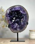 Stunning Natural Deep Purple Amethyst Geode - MWS1537