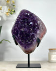 Amethyst Cluster with Red Jasper Banding - MWS1303