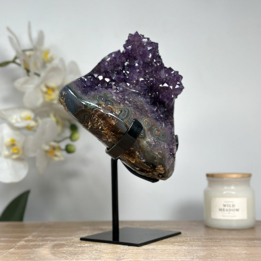 Unique Natural Amethyst Stalactite Crystal Formation - MWS1536