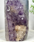 Amethyst & Agate Stone Tower with Calcite Inclusion  - STP0174