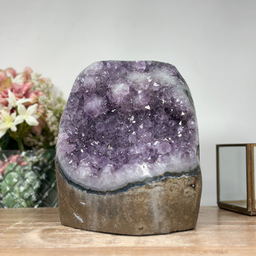 Beautful Large Natural Amethyst Stone Cathedral - CBP0615