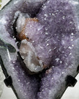 Huge Amethyst Geode with Unique Calcite Specimen - AWS1064