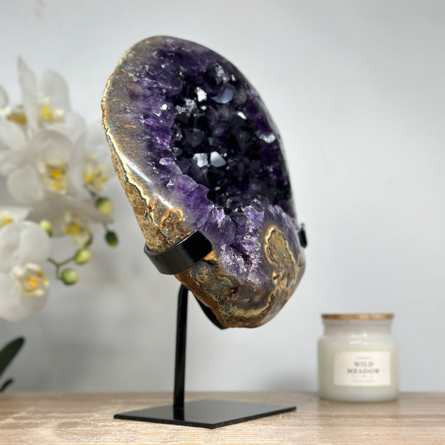 Unique XXL Natural Amethyst Geode - MWS1613