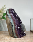 Natural Amethyst Cathedral with Calcite Crystal inclusion & Green Jasper Shell - CBP0967