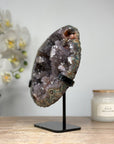 Rare Quartz and Jasper Crystal Geode - MWS1624