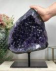 Outstaning Natural Deep Purple Amethyst Stone Geode - AWS0674