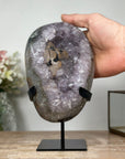 Stunning Quartz Geode with Beautiful Calcite Formation - Great for Feng Shui - MWS1103