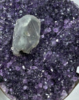 Natural Amethyst Crystal Cluster with Stuning Calcite inclusion - MWS1091