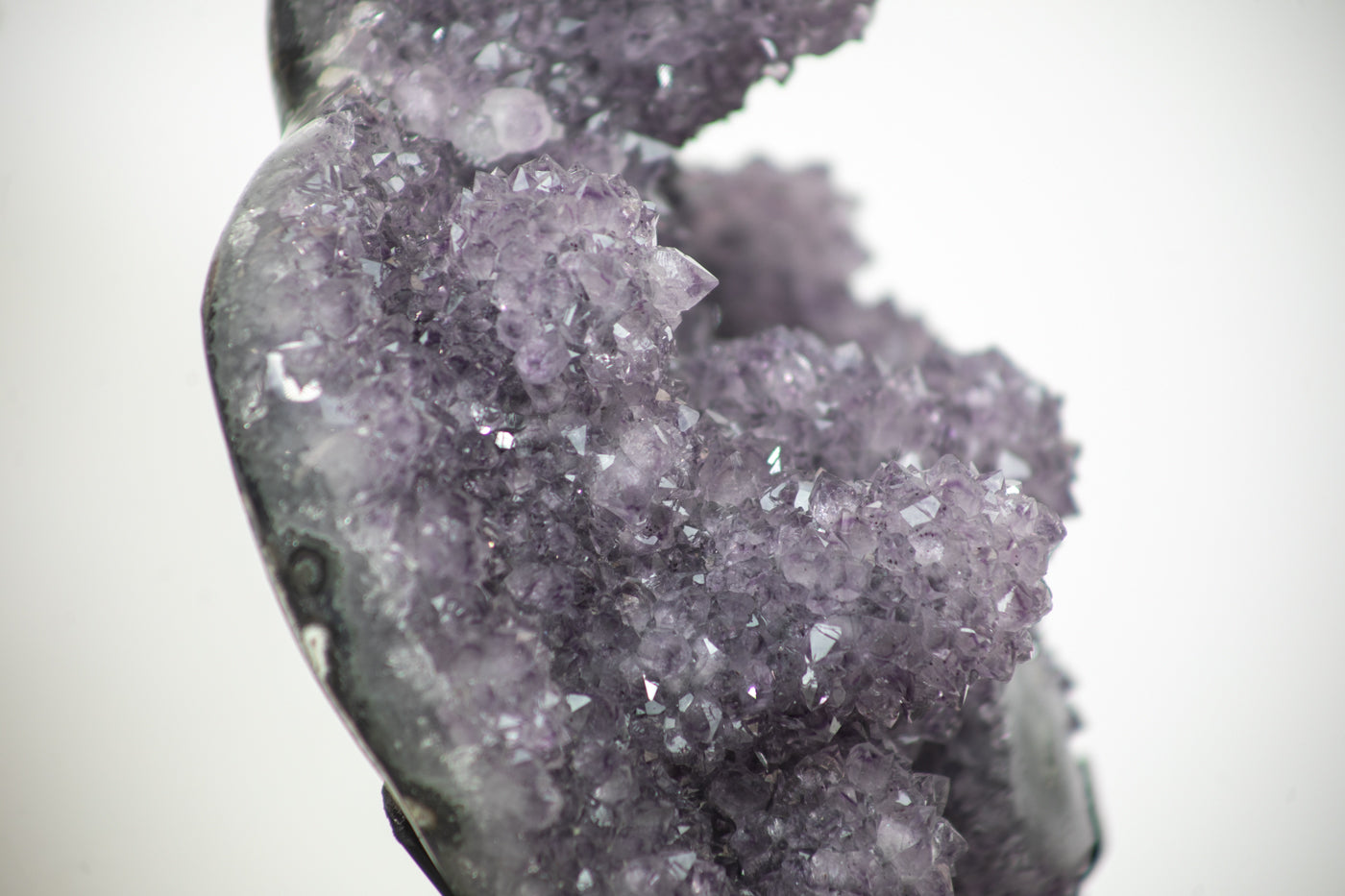 Large Natural Amethyst Cluster from Uruguay Full of Stalactite Formations - MWS0356