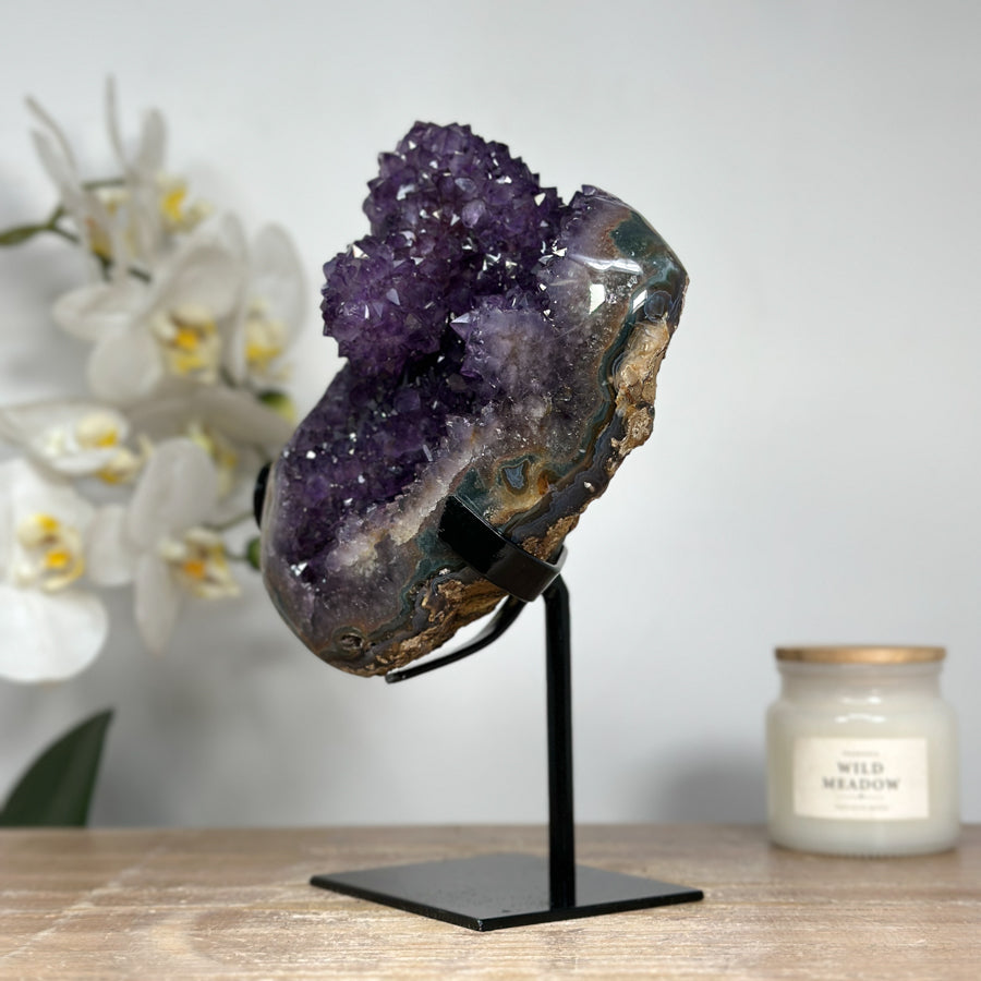 Unique Natural Amethyst Stalactite Crystal Formation - MWS1536