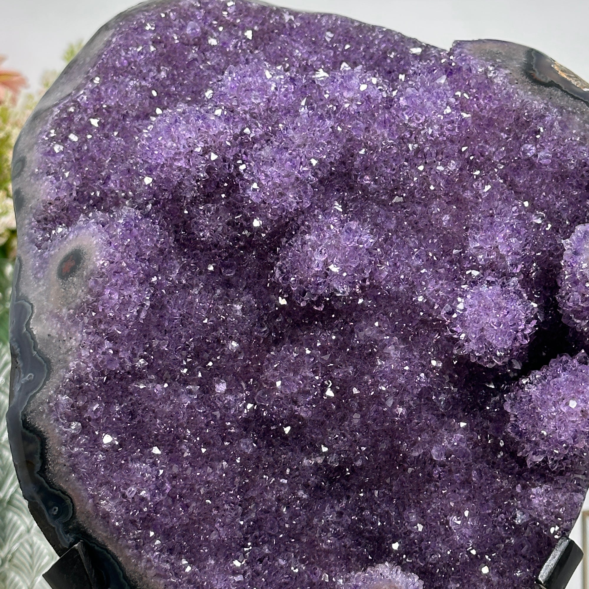 Stunning Amethyst Stone with Stalactite Formations - AWS0780