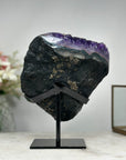 Amethyst Crystal Cluster with Large & Deep Purple Crystals: Ideal for Home or Office Display - MWS0854