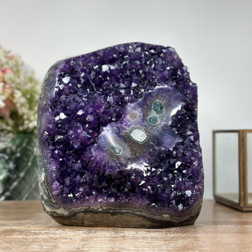 Beautiful Amethyst Crystal with Stalactite Eye Formation - CBP0529