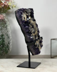 Premium A Grade Amethyst Cluster with Square Calcite Formations - MWS0908