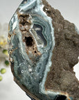 Rare Galaxy Crystal Druzy Formation with Green Jasper Matrix - MWS1646