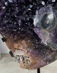 Deep Purple Amethyst Cluster with Stalactite Eye Formation - MWS1436