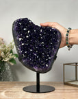 A+ Grade Natural Uruguayan Amethyst Crystal Cluster - Ideal as a Stunning Centerpiece. - MWS0874