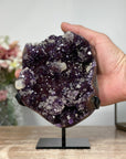 Beautiful Rare Amethyst & Calcite Crystal Specimen from Uruguay - MWS0948