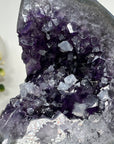 Amethyst & Agate Stone Specimen with Calcite Crystal Formations - MWS1347