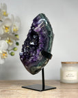 Beautiful Amethyst Crystal Cluster with Green Jasper Matrix - MWS1723