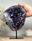 Uruguayan Amethyst Specimen with Large & Deep Purple Crystals - MWS1609