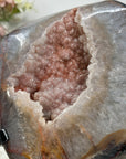 Charming Pink Sugar Druzy Geode – Ideal for Unique Gift - MWS0907