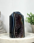 Blue Agate, Natural Banded Agate, Handmade Polished Obelisk, Crystal Shop, Southern Minerals, Minerals from Uruguay