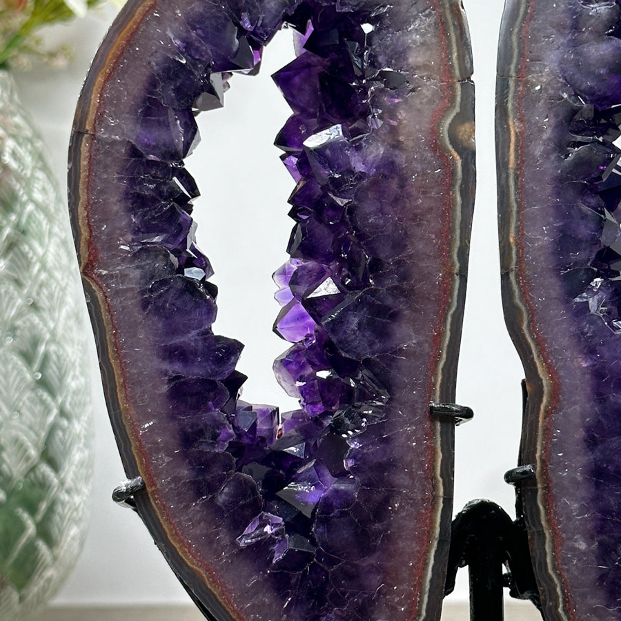 Outstanding Amethyst Butterfly Portal - Unique Centerpiece - MWS0913