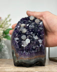 Stunning Amethyst Specimen with Calcite & Green Jasper - CBP0973