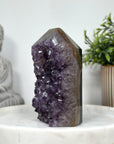 Large Natural Amethyst & Agate Stone Obelisk  - STP0144