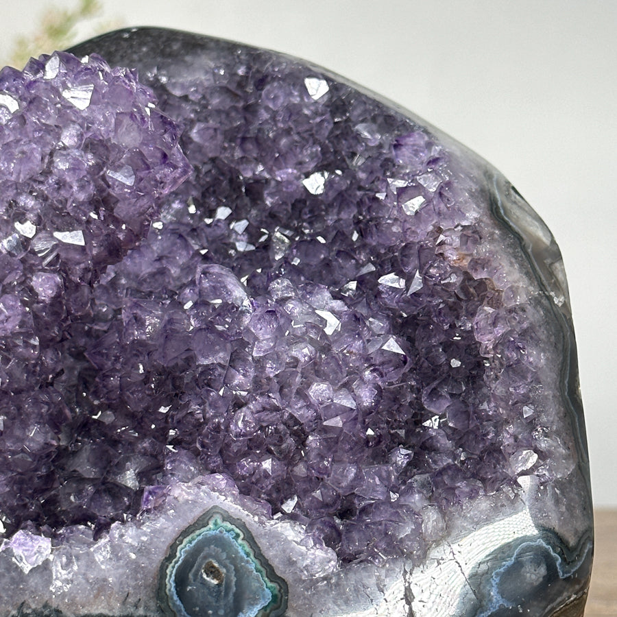 Natural Amethyst Geode, Amethyst Stalactite - CBP0362