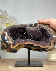 Unique Large Natrual Jasper & Amrthyst Geode - MWS1406