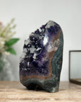 Stunning Amethyst Specimen with Calcite & Green Jasper - CBP0973