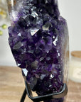 Deep Purple Amethyst Cluster with Huge Large Shinny Crystals - MWS1685