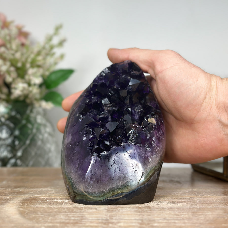 Beautiful Natural Amethyst Stone Cathedral, Perfect Gift - CBP0749