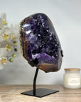 Outstanding Natural Amethyst Geode with agate Shell - MWS1735