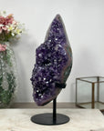 Beautiful Large Amethyst Cluster with Calcite Crystals Inclusions - AWS1408