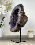 Large Natural Amethyst Geode with Agate Shell - MWS1669