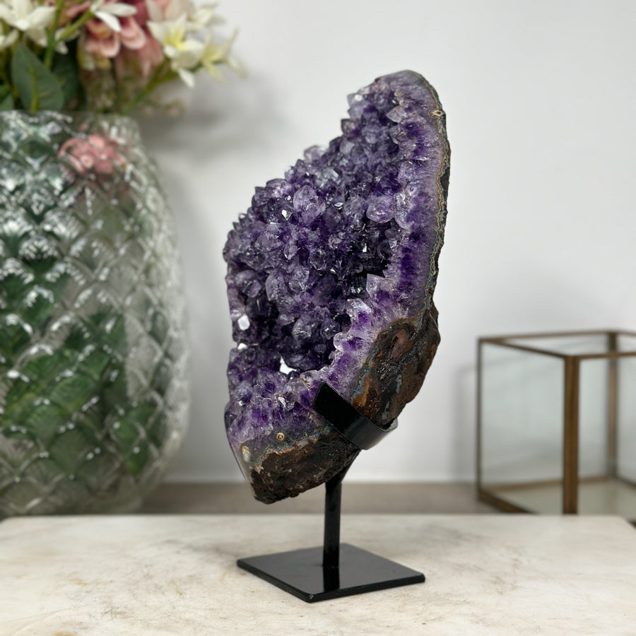 Amethyst Cluster with Jasper Shell - AWS0272