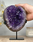 Natural Amethyst Gem Geode, Beautiful Rare Purple Color - MWS1598