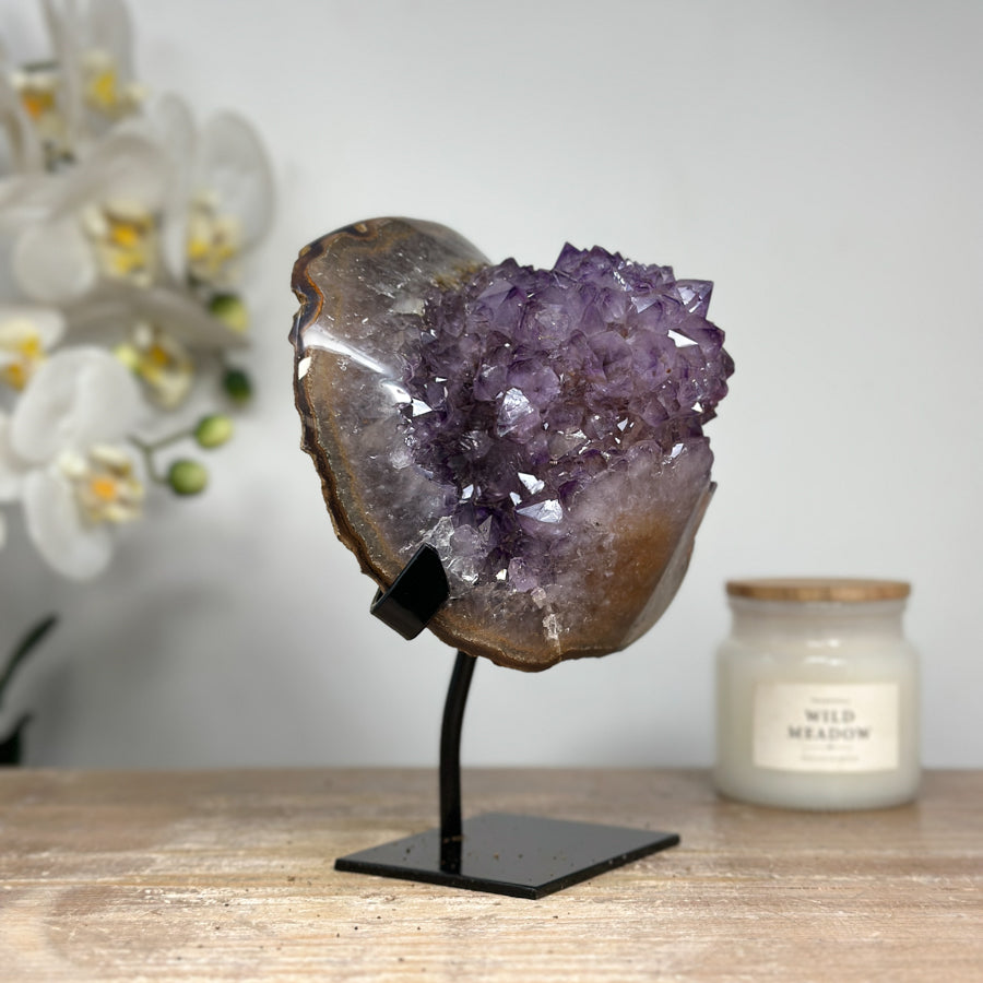 Natural Amethyst Geode with Stunning Crystal Formation - MWS1636