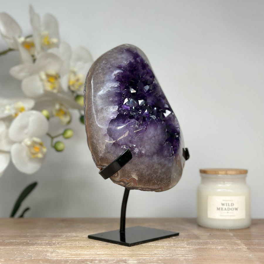 Stunning Natural Amethyst Stone, Premium Uruguayan Crystals - MWS1678