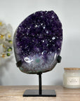 Natural Uruguayan Amethyst Cluster with Deep Purple Crystals - MWS1328