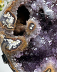 Huge Natural AMethyst & Agate Geode - MWS1453