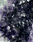 Deep Purple Large Amethyst Geode with Large & Shinny Crystals - AWS0800